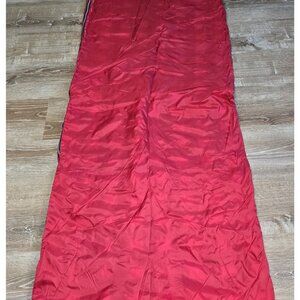 Coleman Marlboro Unlimited Sleeping Bag Red Plaid Lining 79” x 34” Pre-Owned